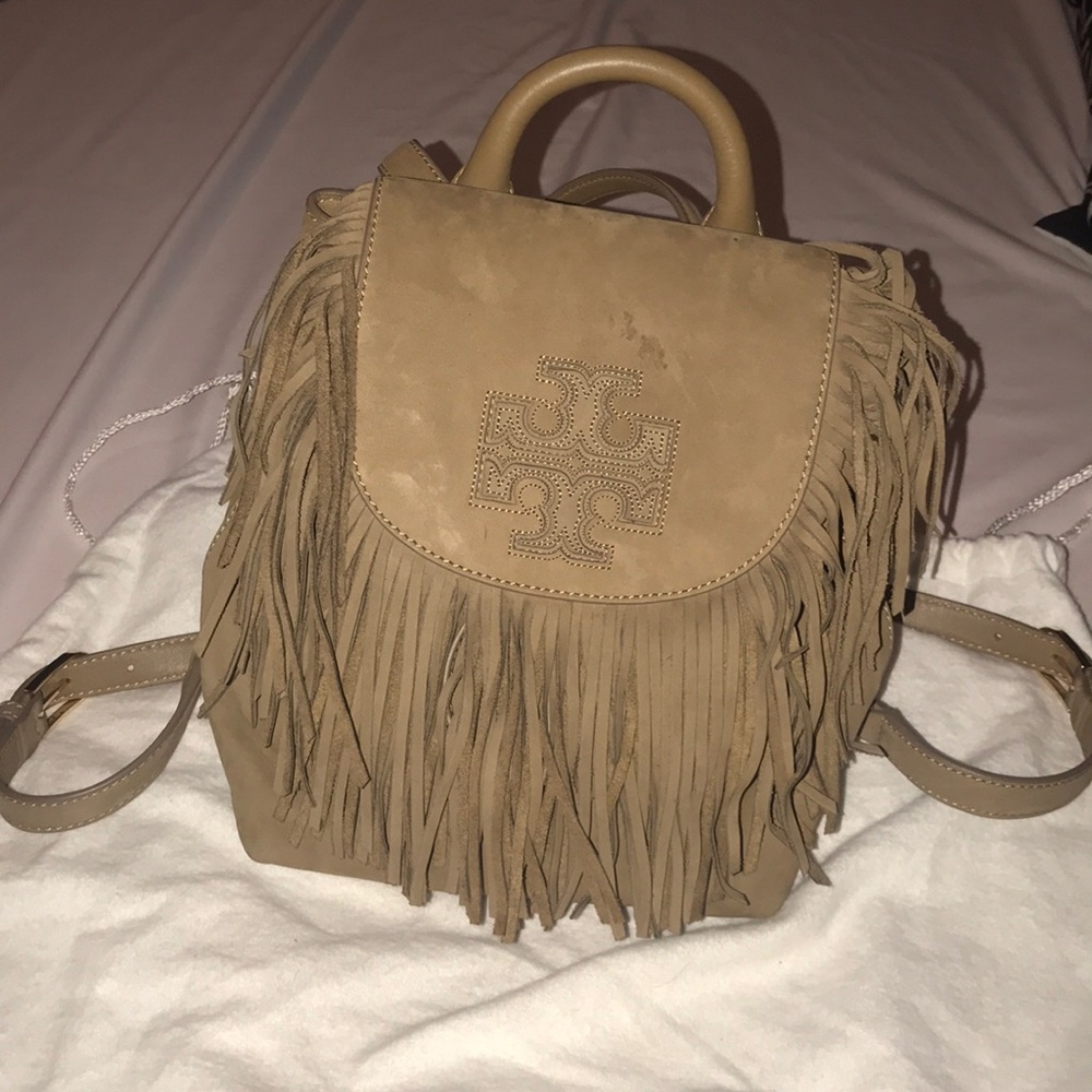 Tory Burch Suede Back Pack